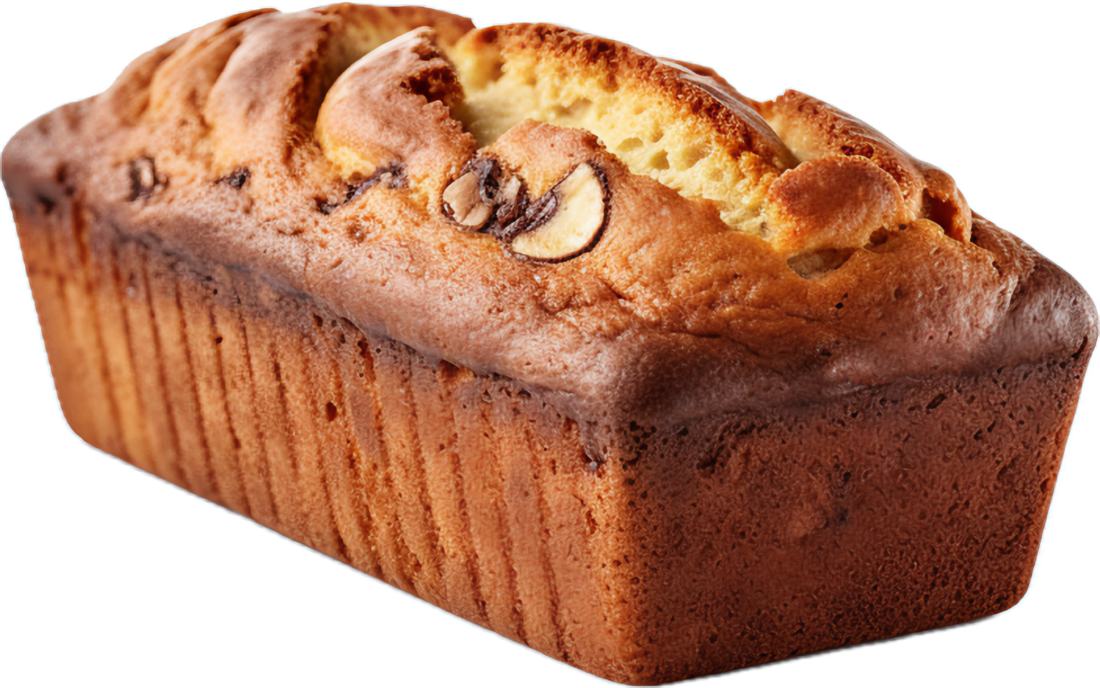 Banana bread png with AI generated.