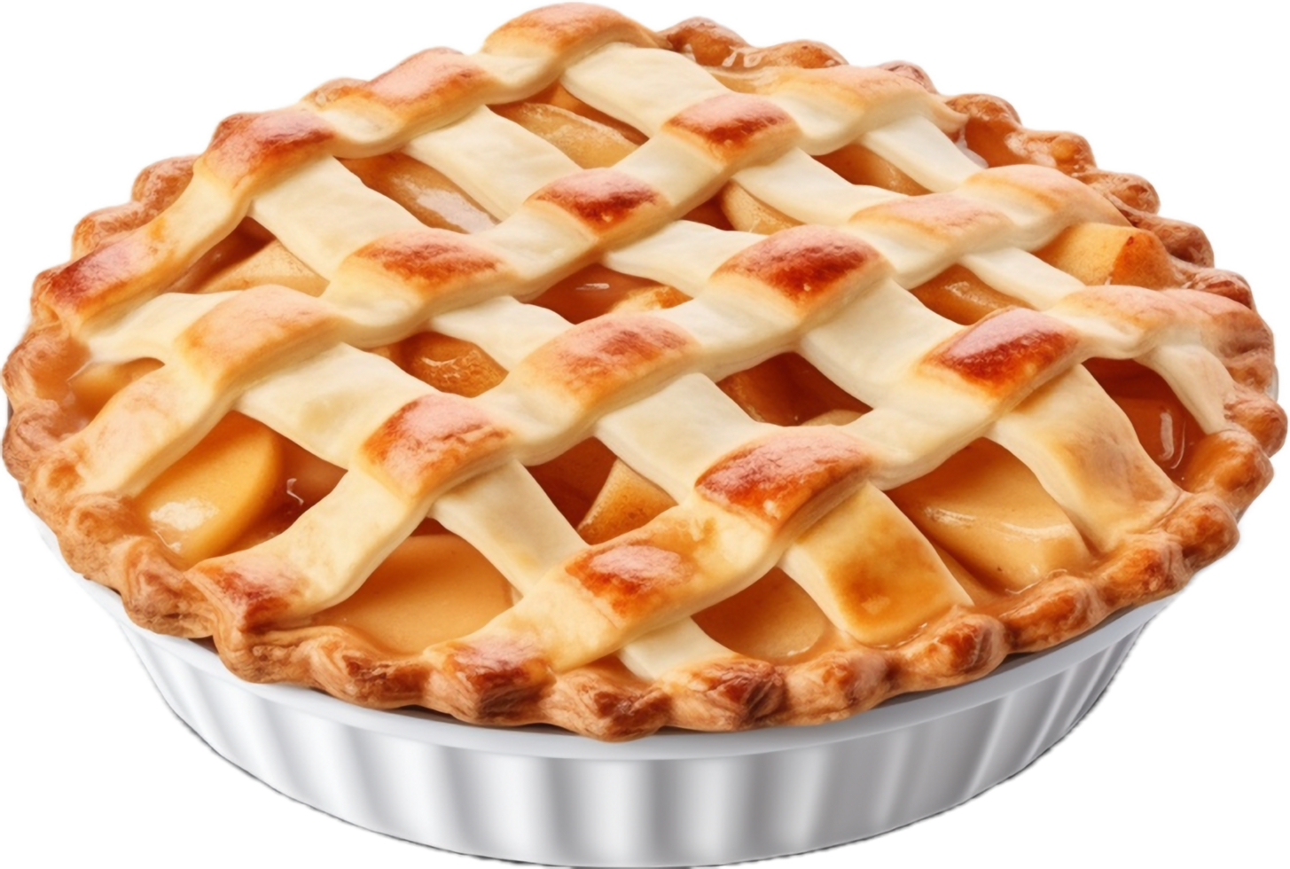 Apple pie png with AI generated.