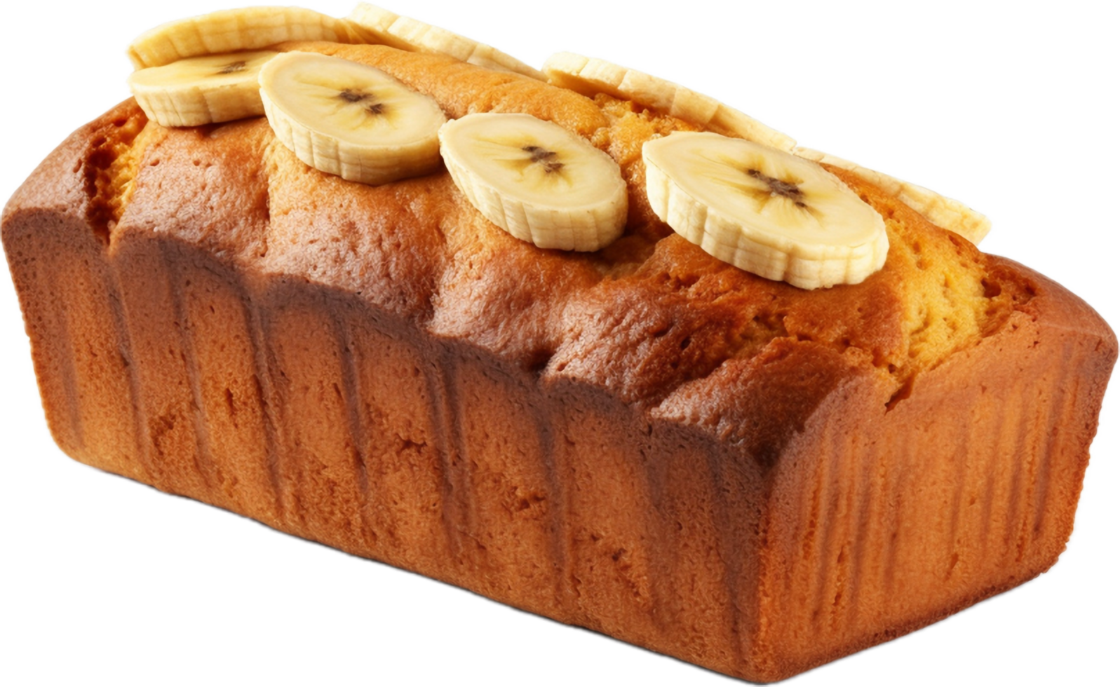 Banana bread png with AI generated.