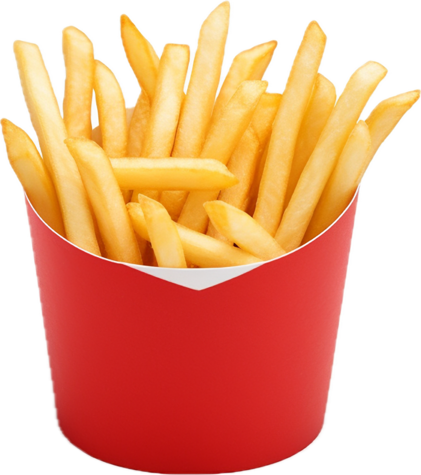 French fries png with AI generated.