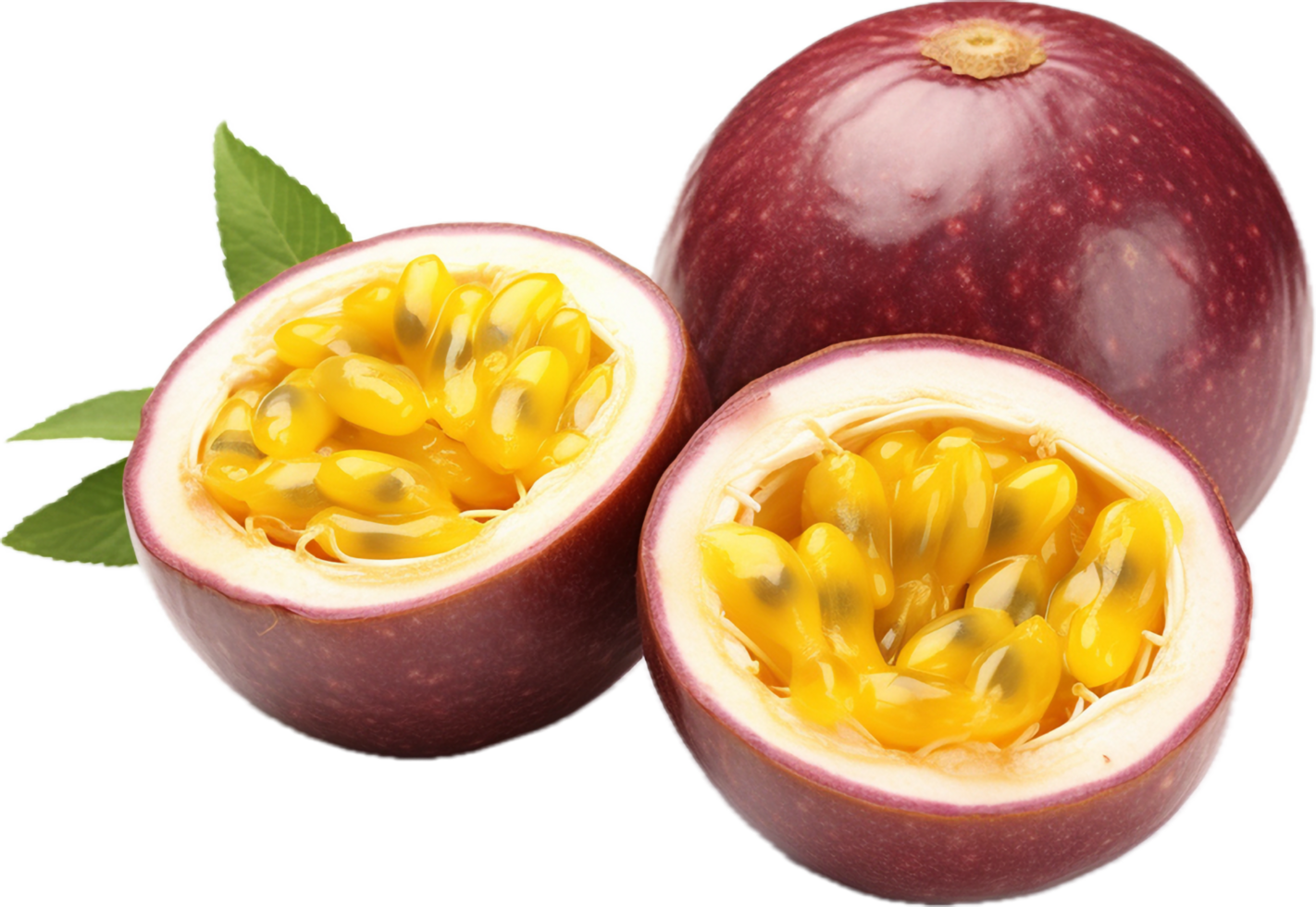 pasión Fruta png con ai generado.