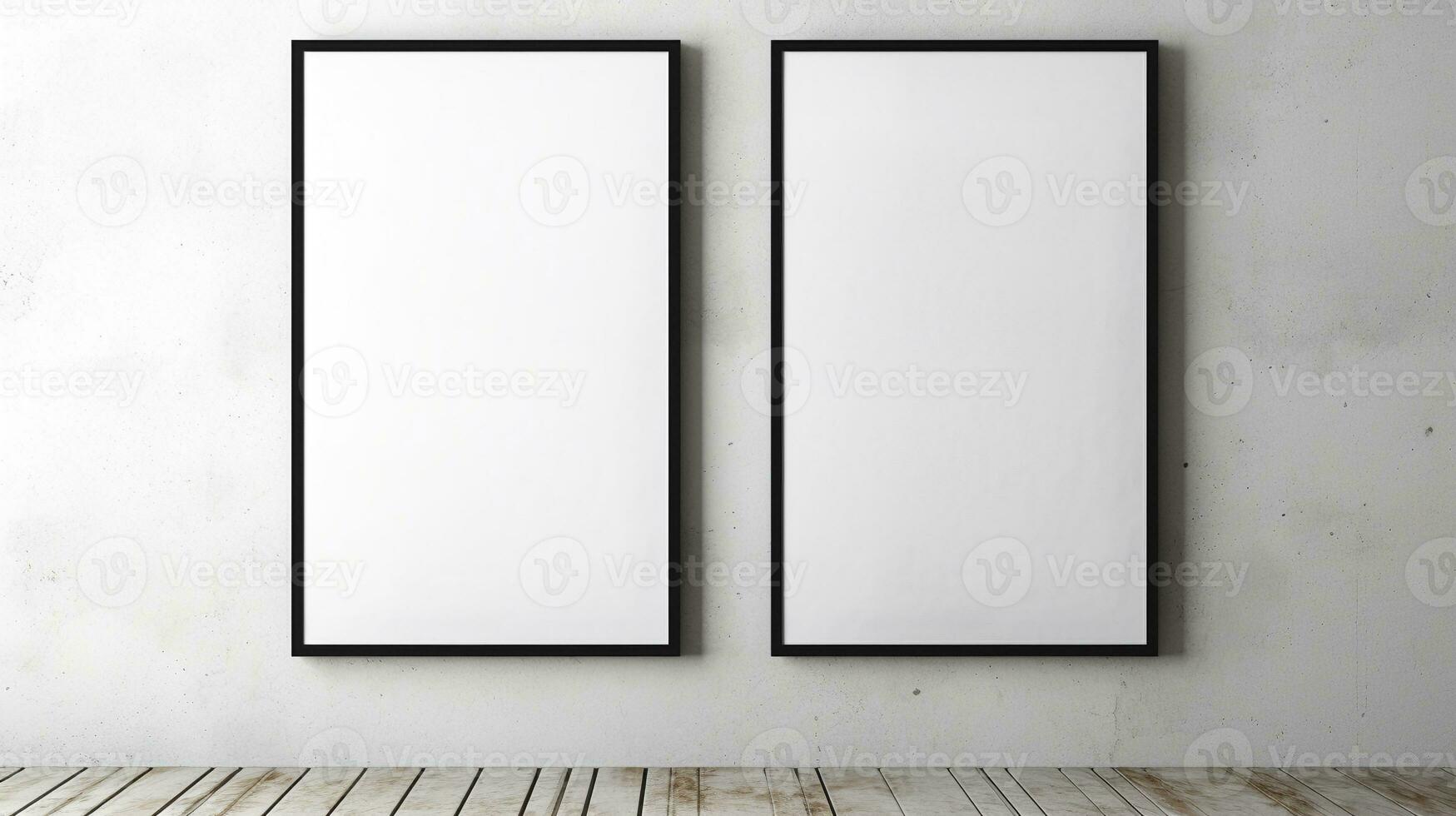 2 borders empty ai generated frame mockup minimal photo