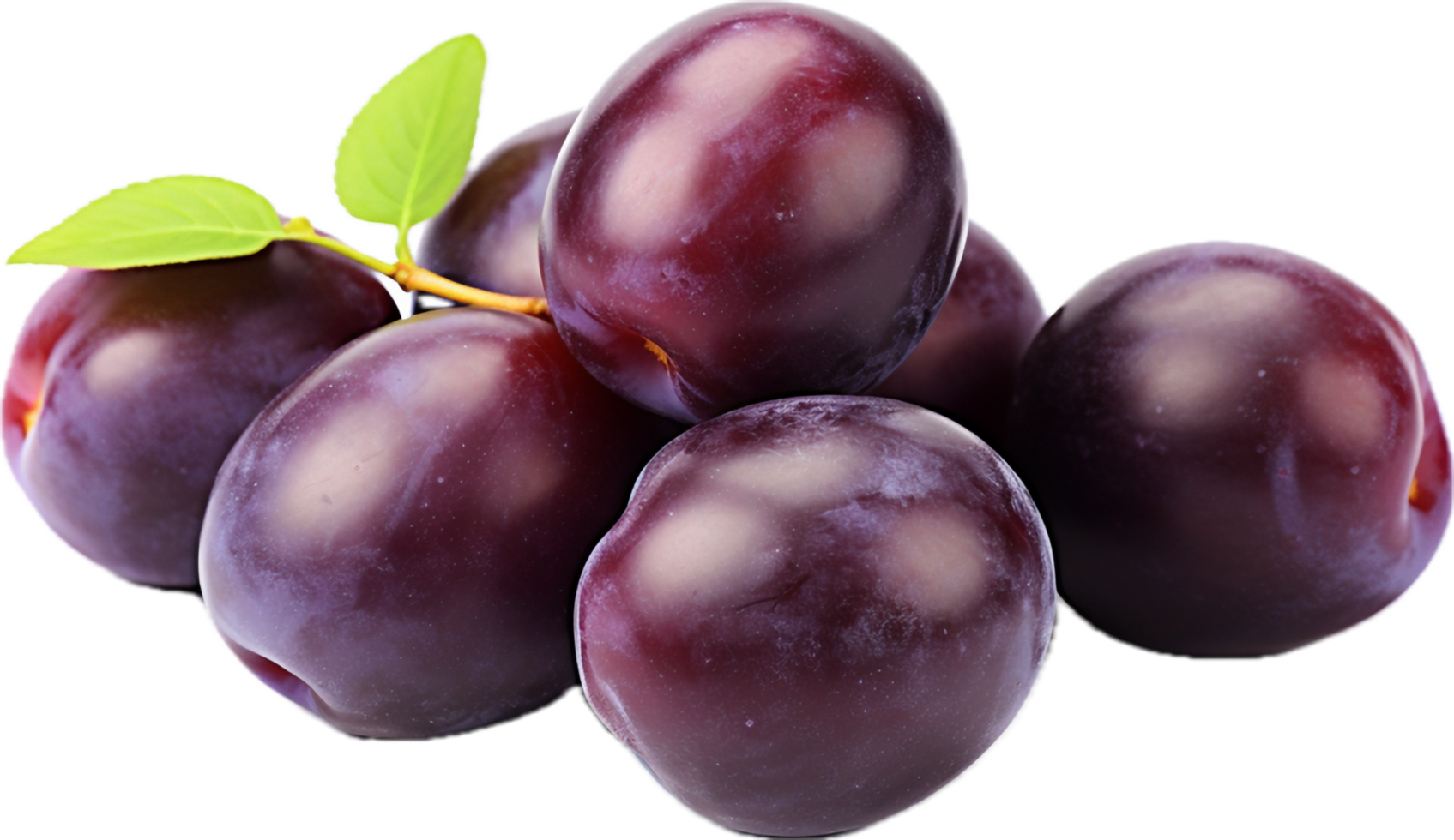Plums png with AI generated.