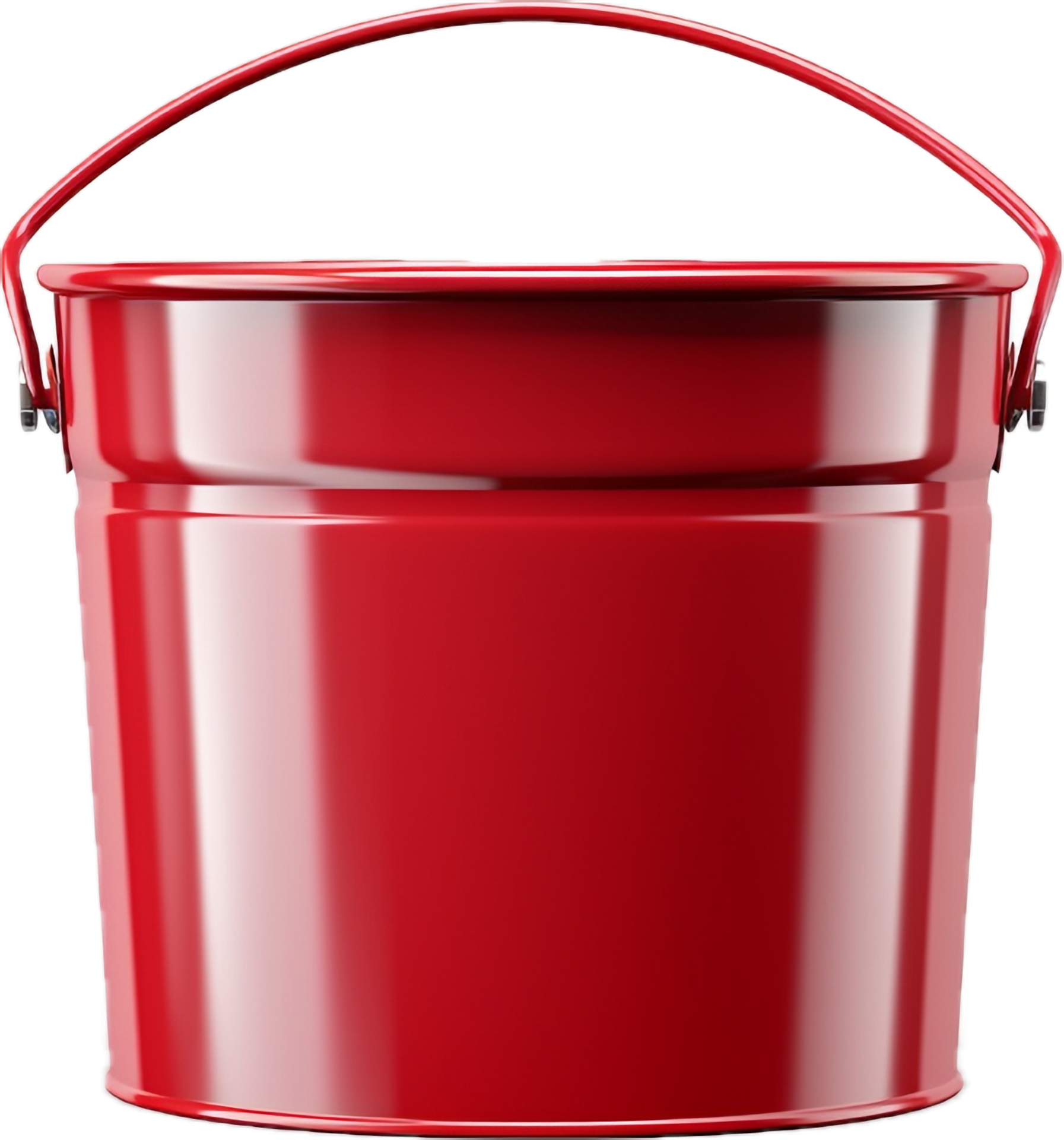 Red metal bucket png with AI generated. 34617514 PNG