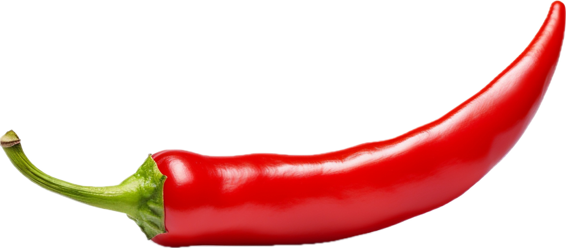 Red hot chili pepper png with AI generated.