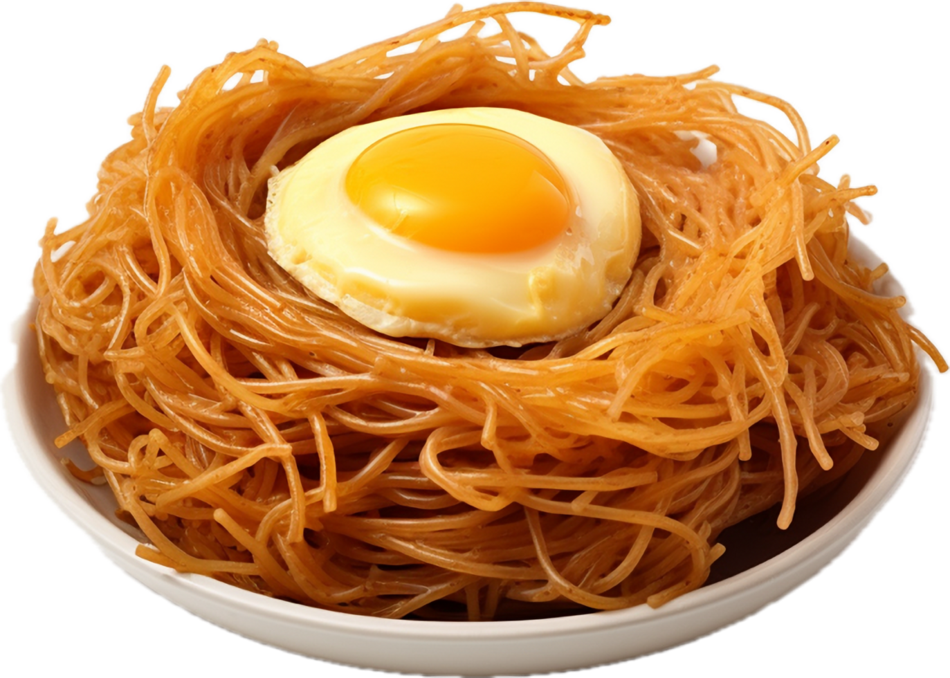Spaghetti nest png with AI generated.png, pngs, die cut, transparent, sticker