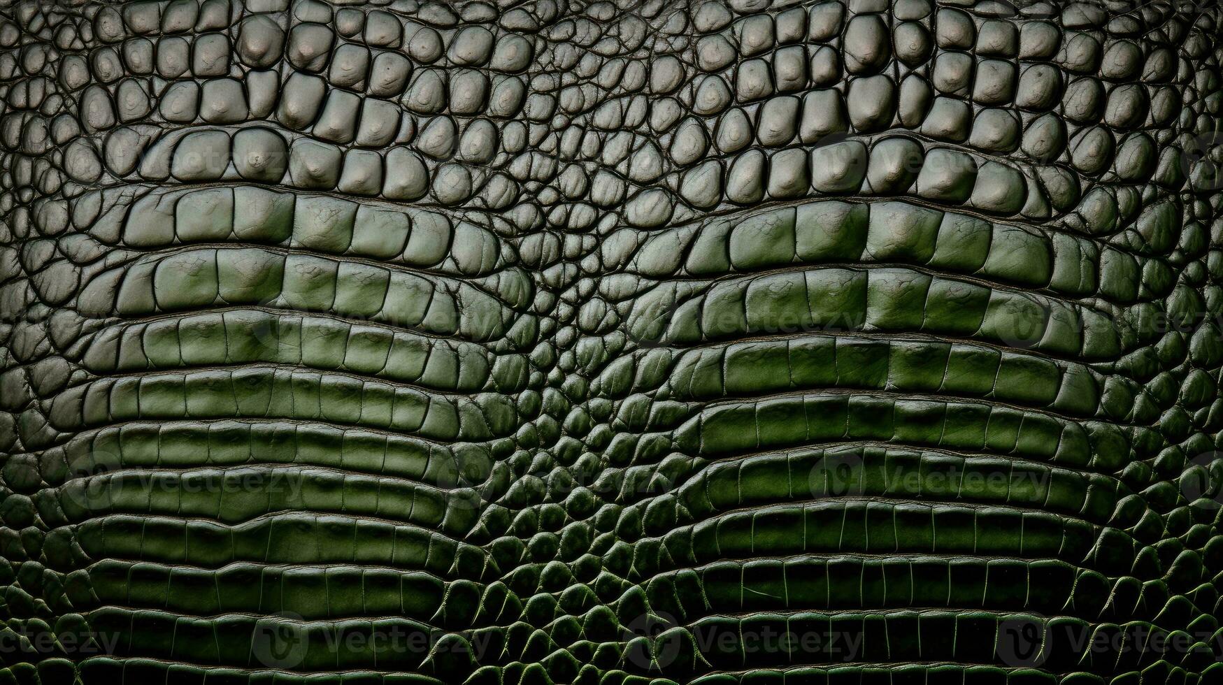 A crocodile skin texture background. Generative AI photo