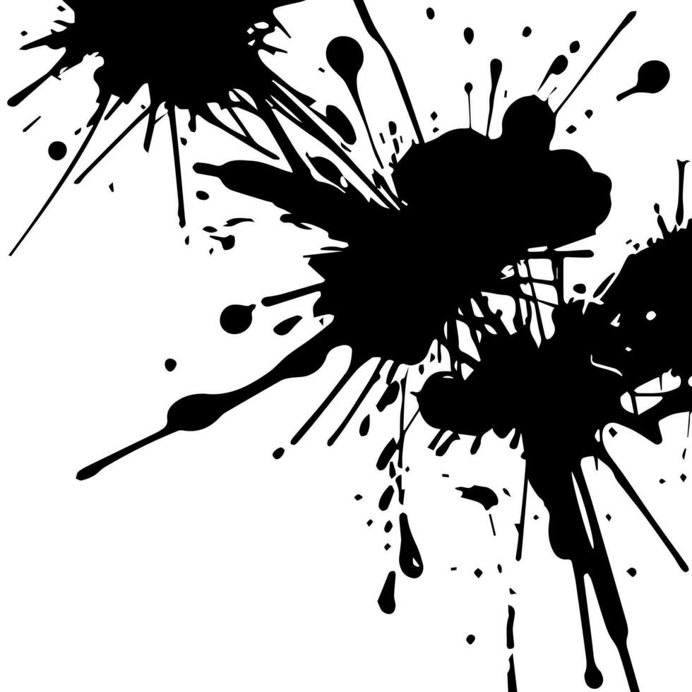 Spray paint graffiti and ink splashes. Abstract background. Ink stain. vector