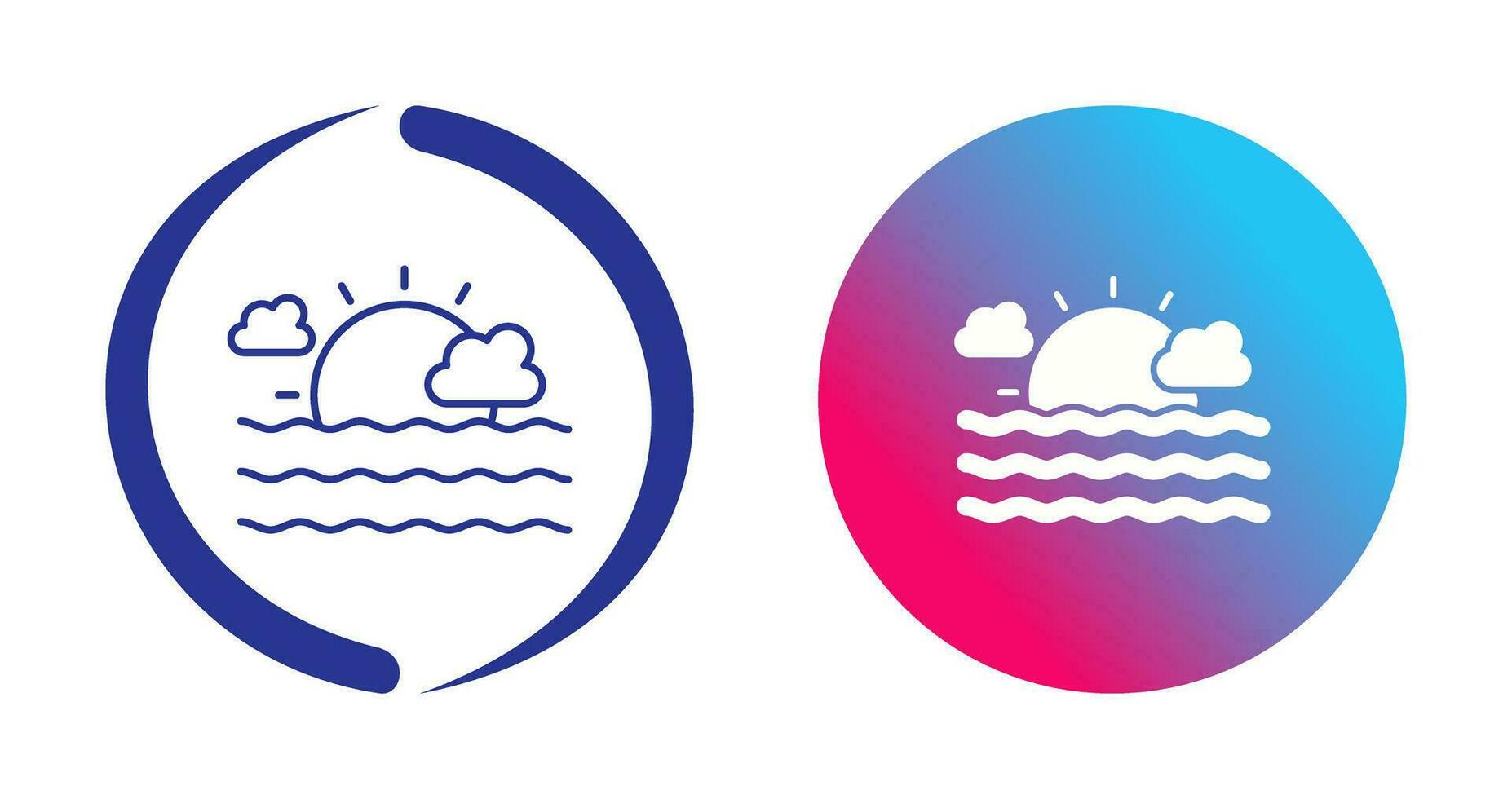 Sea Vector Icon