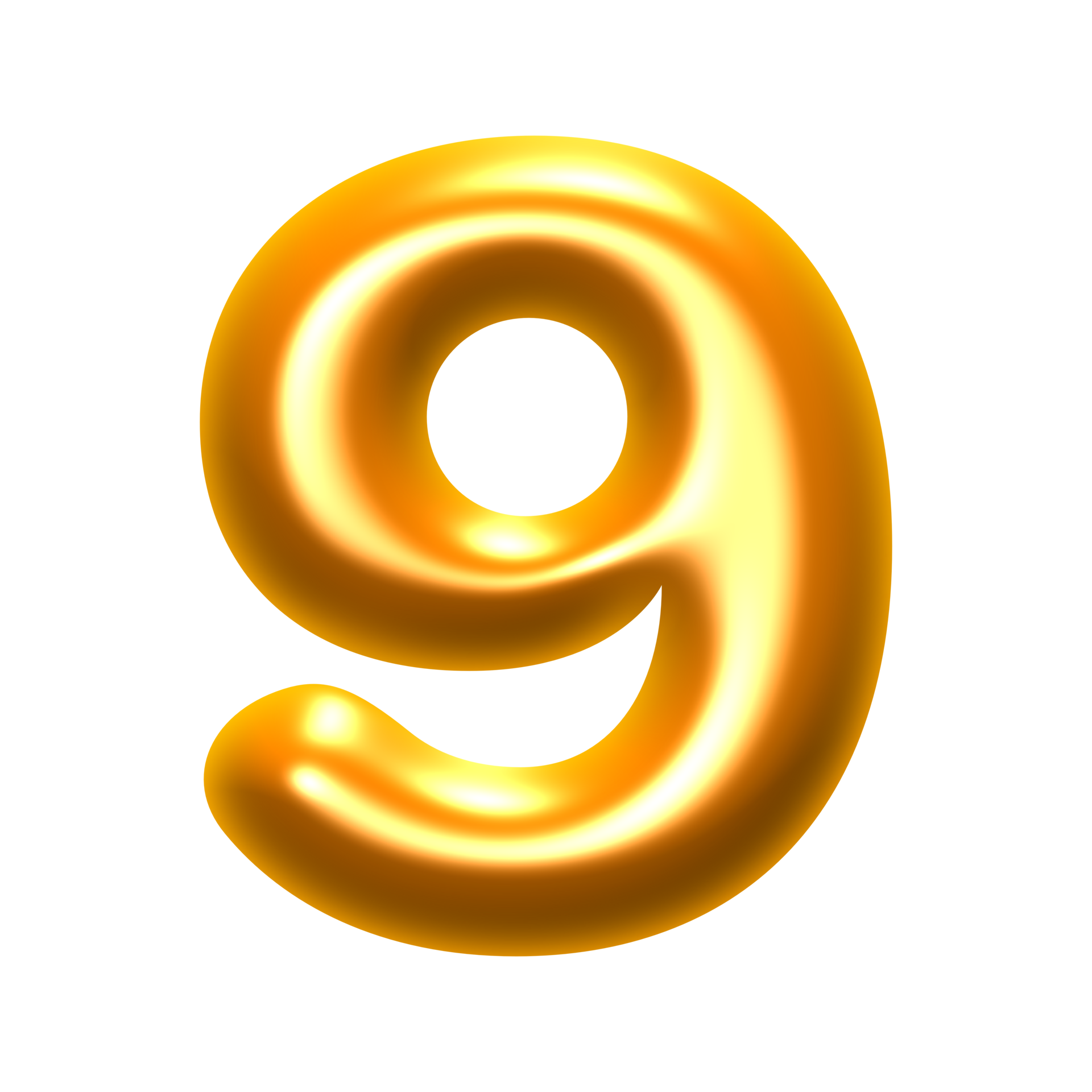 Golden 3D numbers PNG file 34617958 PNG