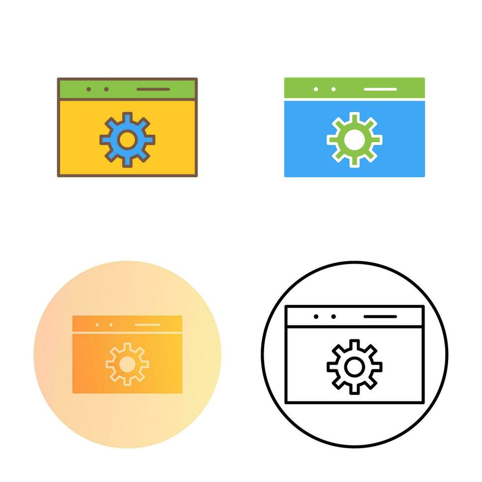 Unique Web Optimization Vector Icon