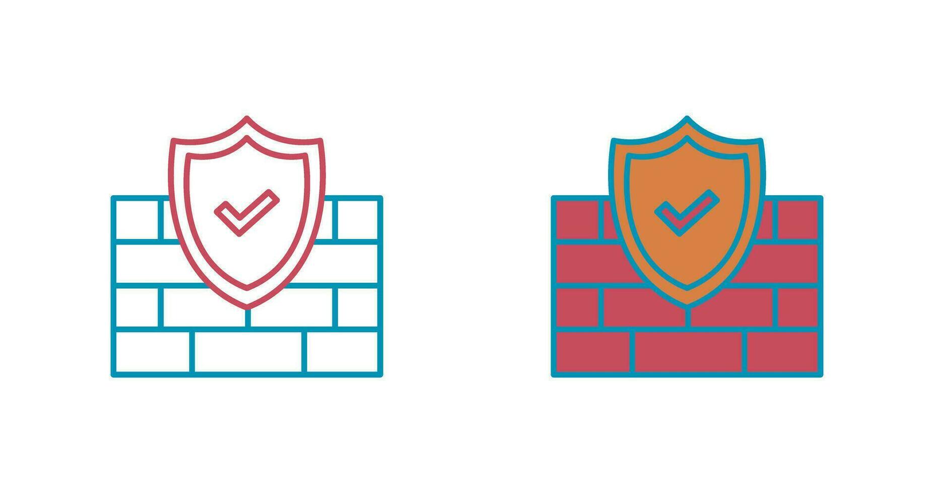 FireWall Vector Icon