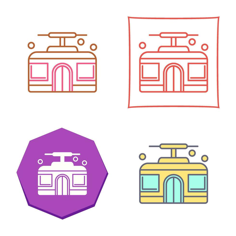 Cable Car Vector Icon