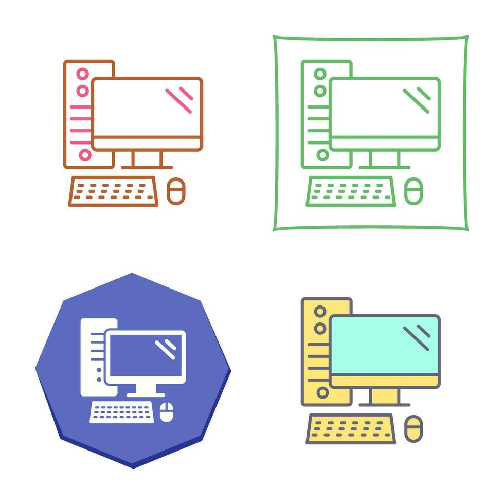 Computer Vector Icon