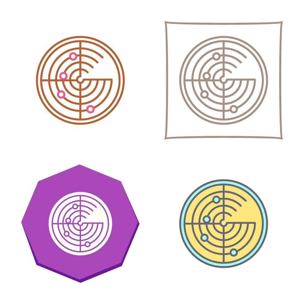 Radar Vector Icon
