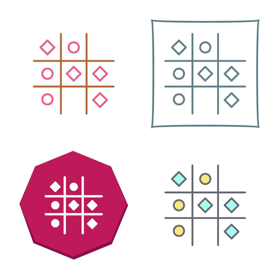 Tic Tac Toe Vector Icon