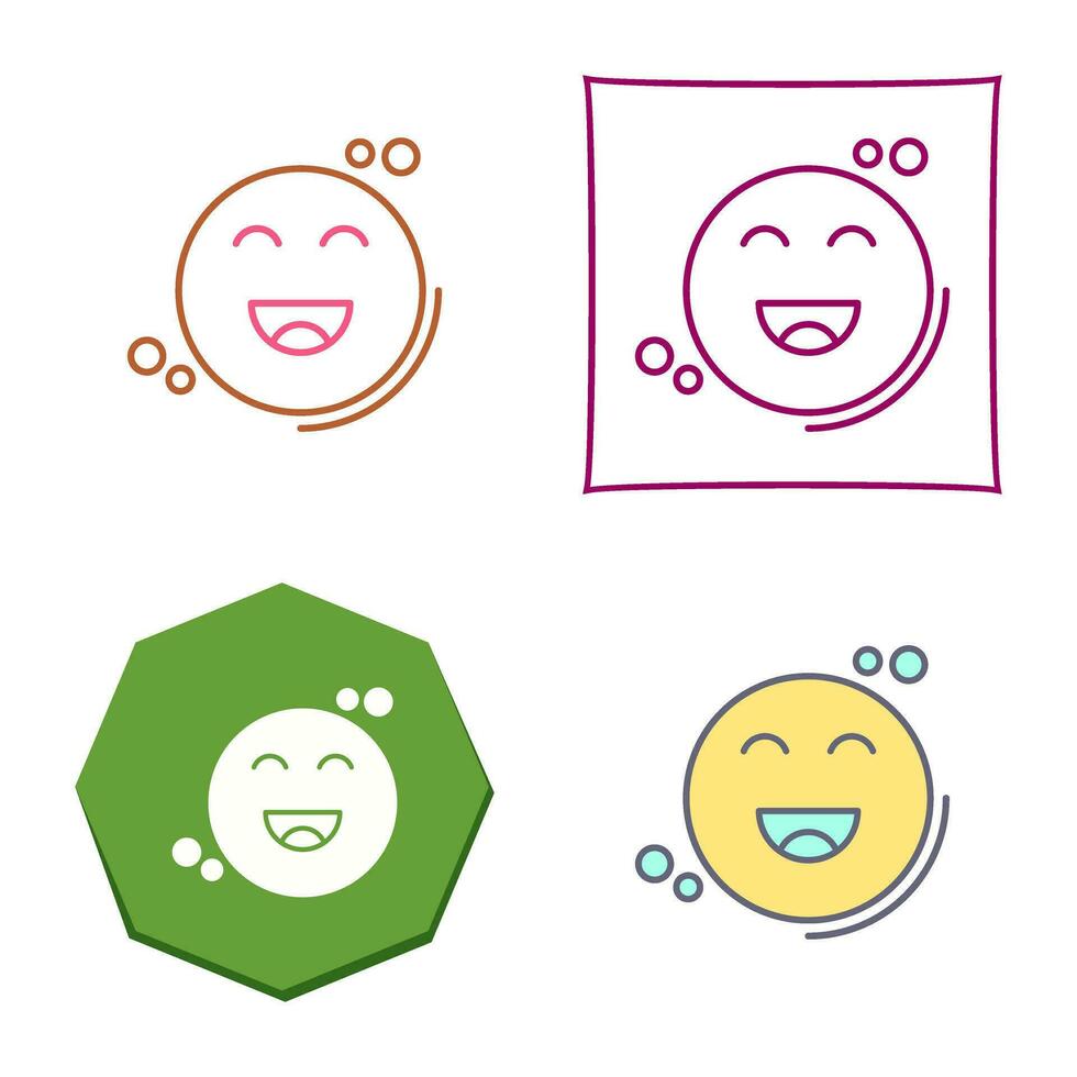 Happiness Vector Icon