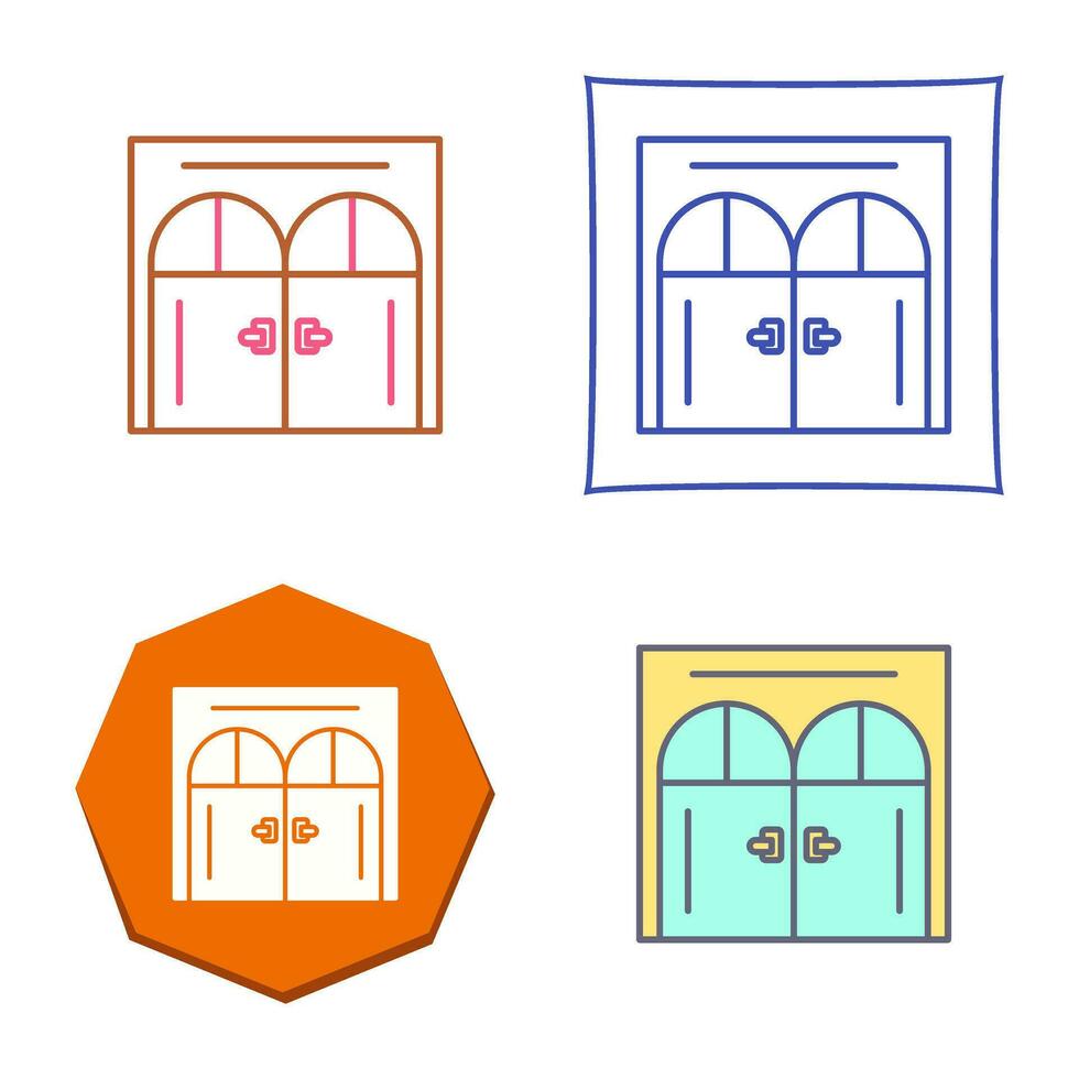 icono de vector de puerta