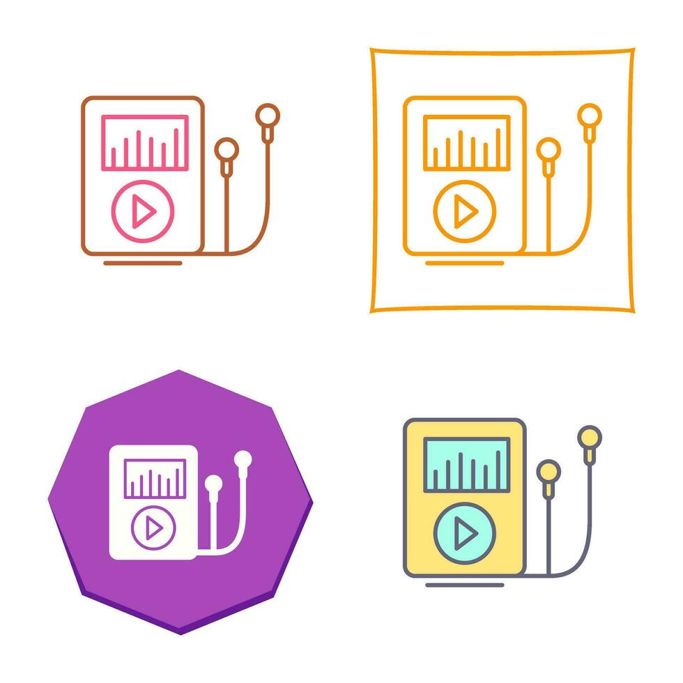 Music Player Vector Icon