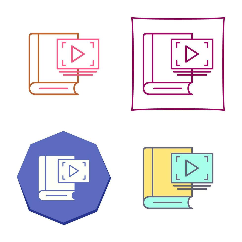 icono de vector de vídeo