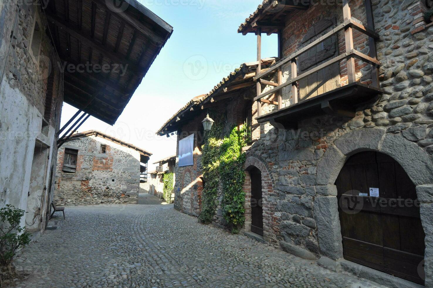 Ricetto medieval village in Candelo photo