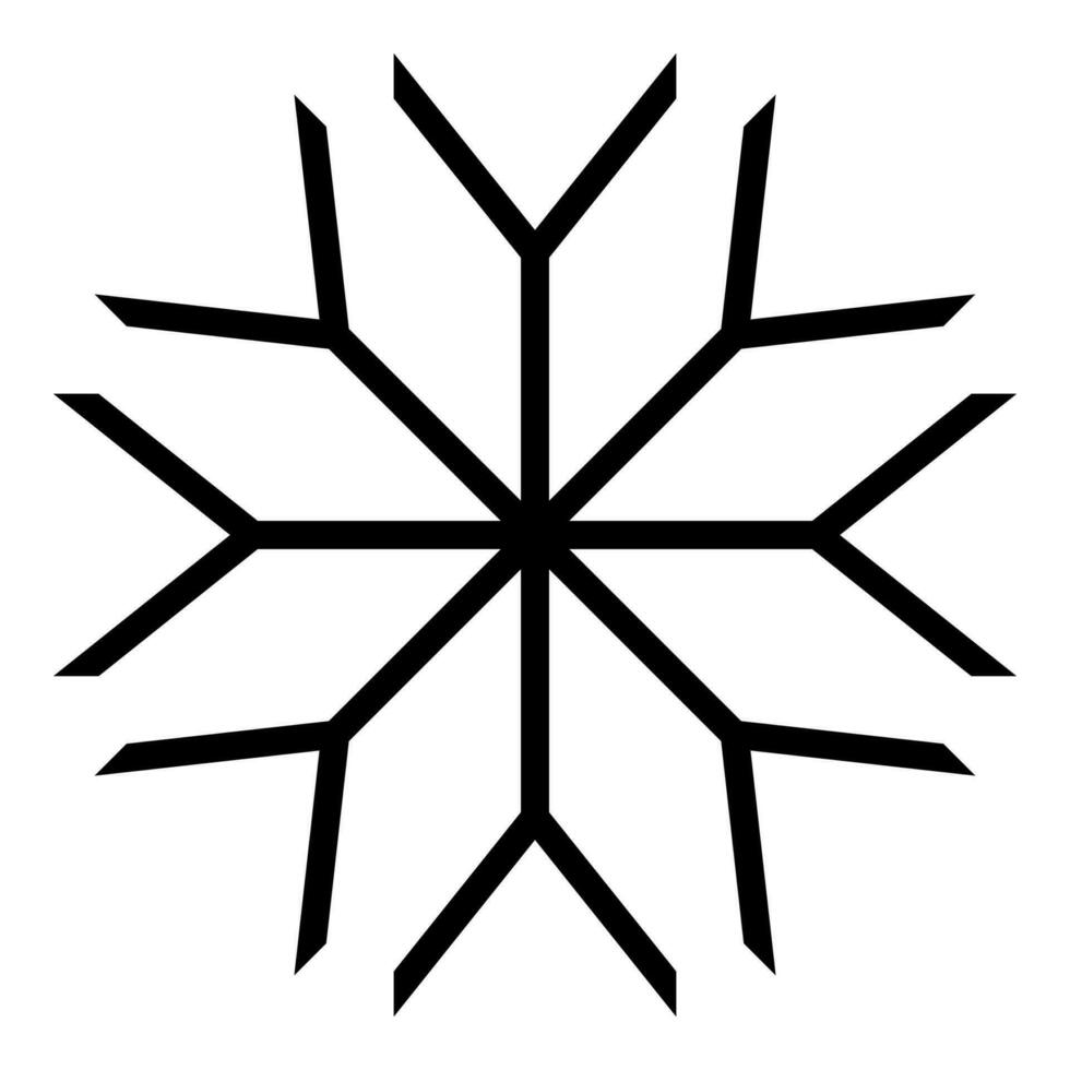 Navidad nieve icono, vector aislado en blanco antecedentes. ornamento diseño para carteles, saludo tarjetas, folletos, pancartas, social medios de comunicación.