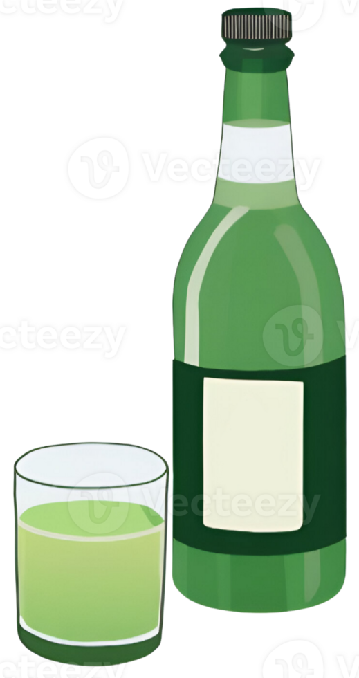 Soju. AI Generative png