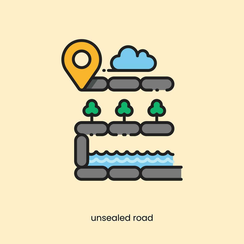 Map navigation vector icons