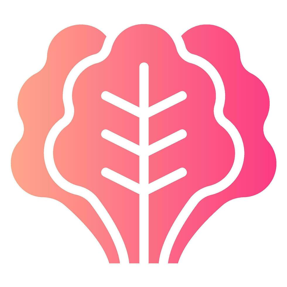 kale gradient icon vector