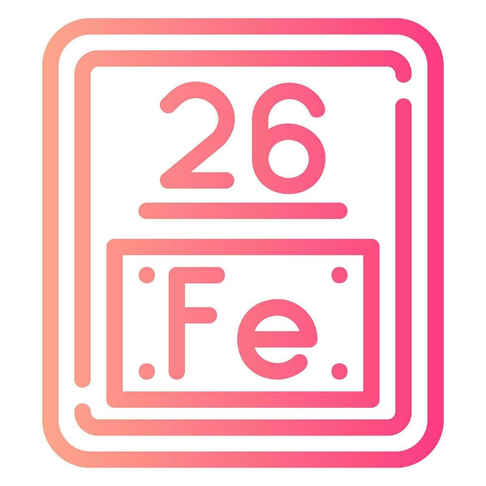 iron gradient icon vector