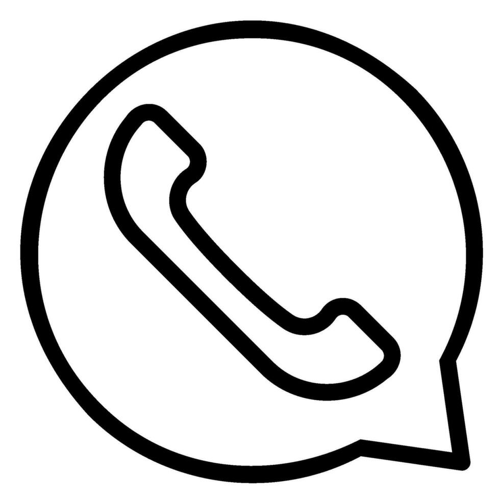 phone line icon vector