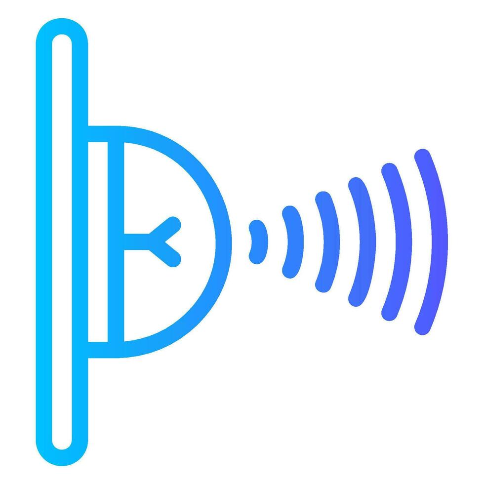 infrared gradient icon vector