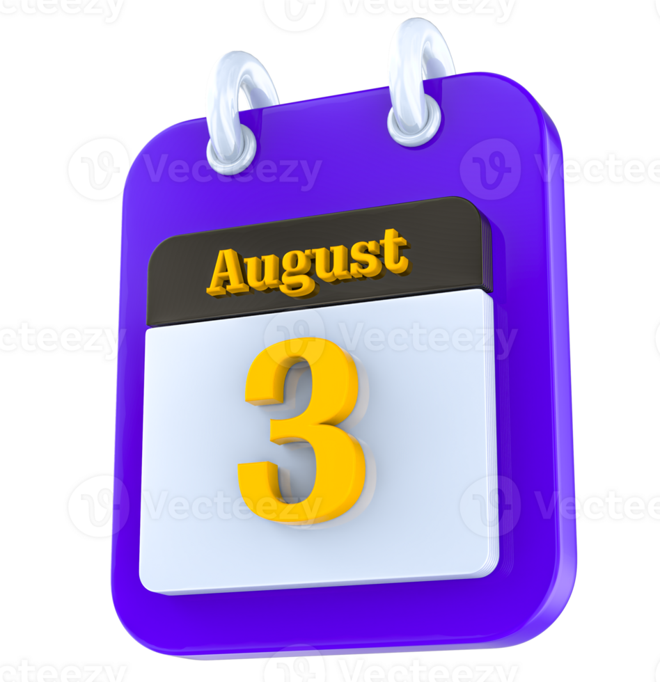 calendar 3D day icon png