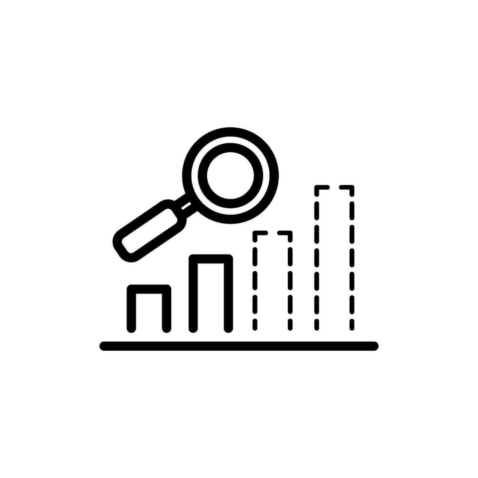 predictions vector icon in line style