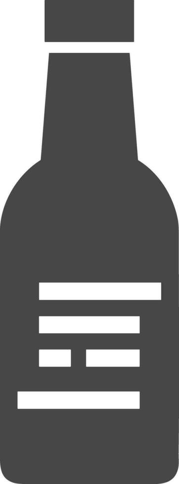 Bottle drink icon symbol vector image. Illustration of the drink water bottle glass design image