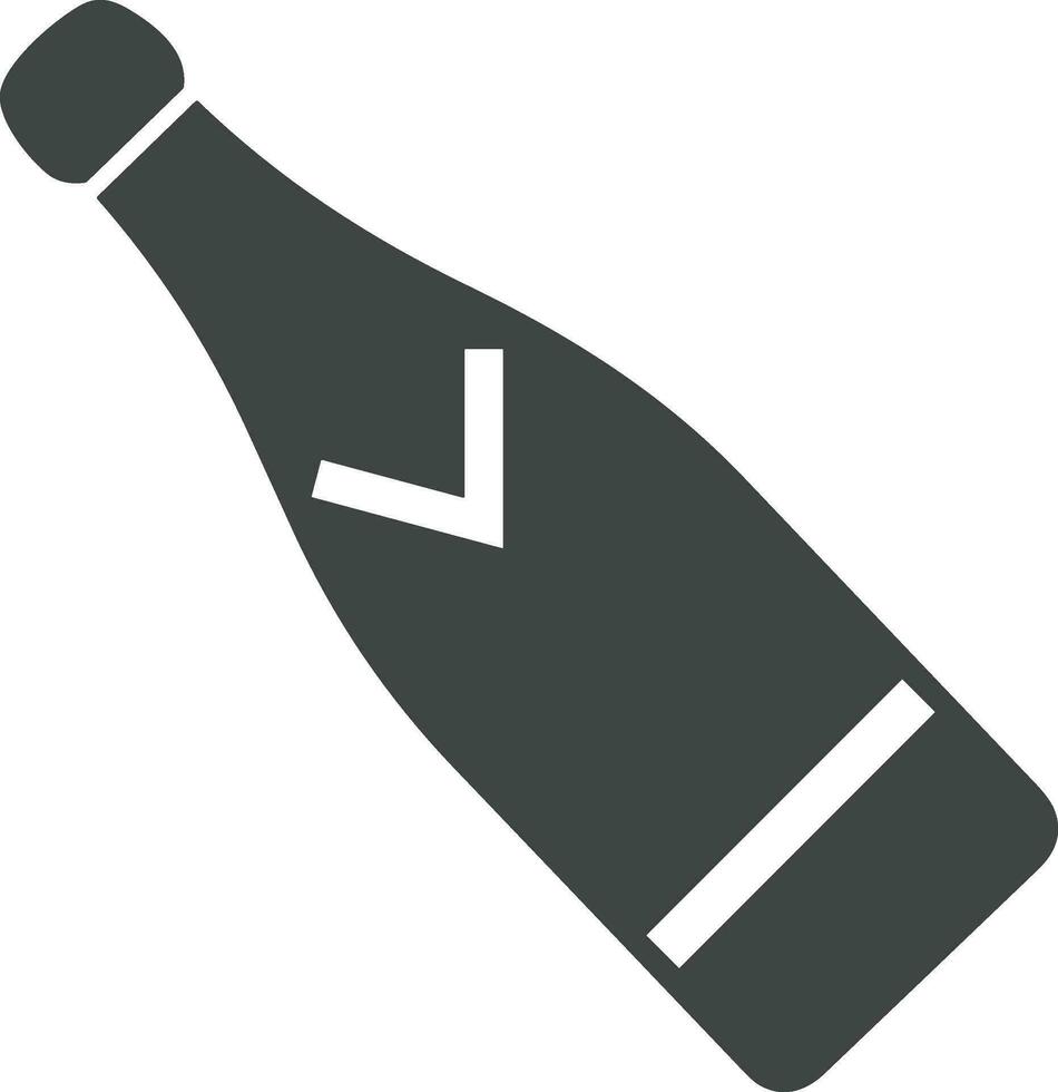 Bottle drink icon symbol vector image. Illustration of the drink water bottle glass design image