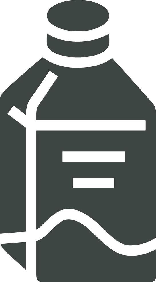 Bottle drink icon symbol vector image. Illustration of the drink water bottle glass design image