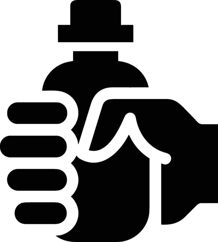 Bottle drink icon symbol vector image. Illustration of the drink water bottle glass design image