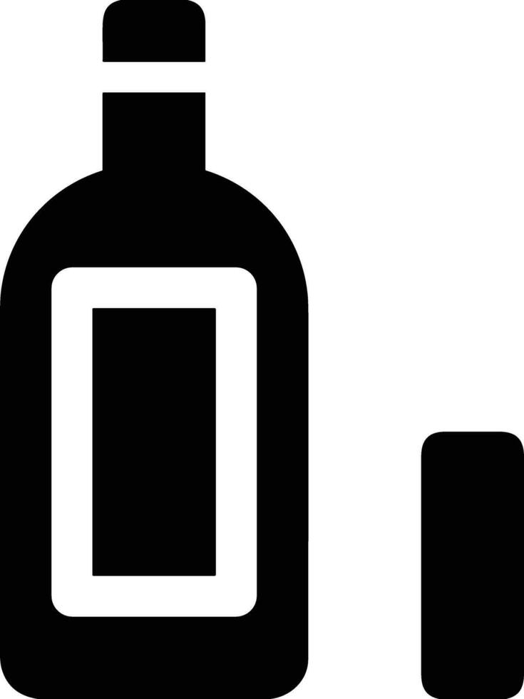 Bottle drink icon symbol vector image. Illustration of the drink water bottle glass design image