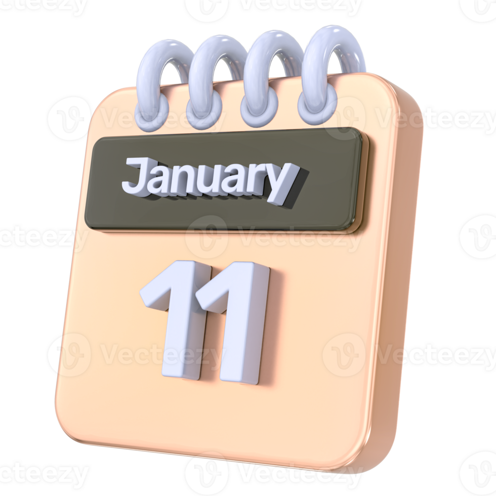 january calendar png