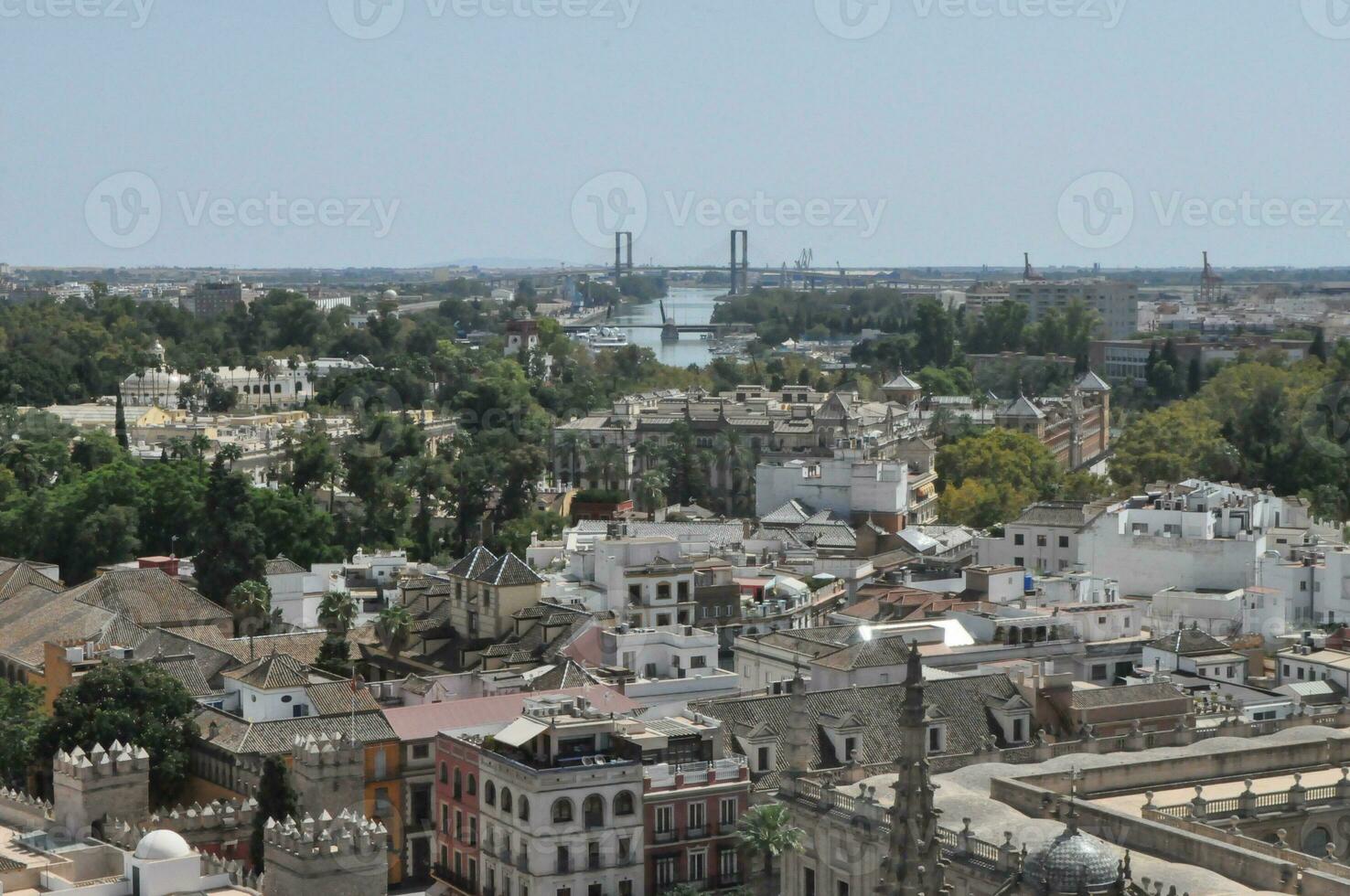 aéreo ver de Sevilla foto