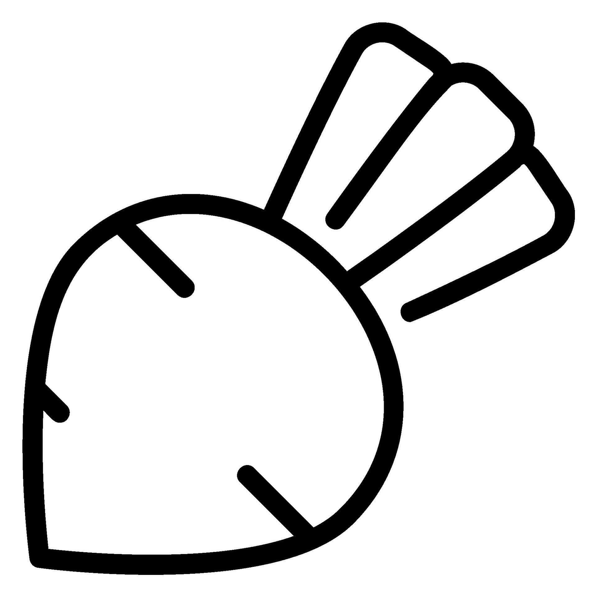beetroot line icon 34621365 Vector Art at Vecteezy