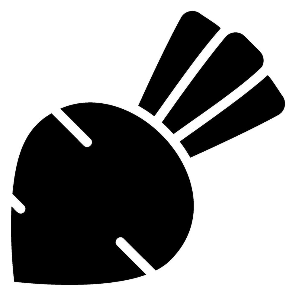 beetroot glyph icon vector