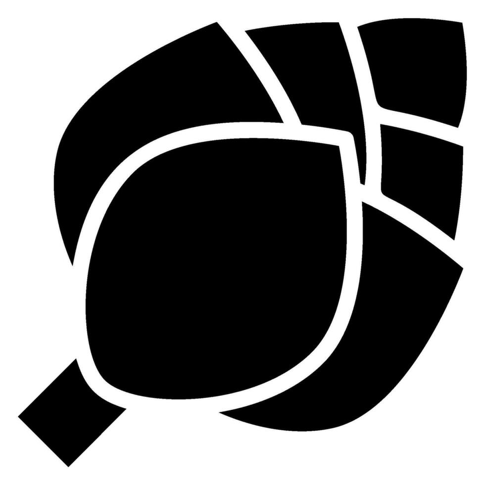 artichoke glyph icon vector