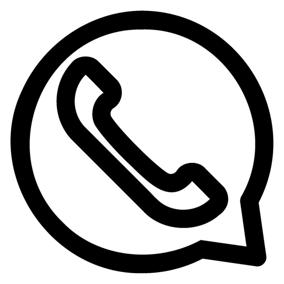 phone glyph icon vector