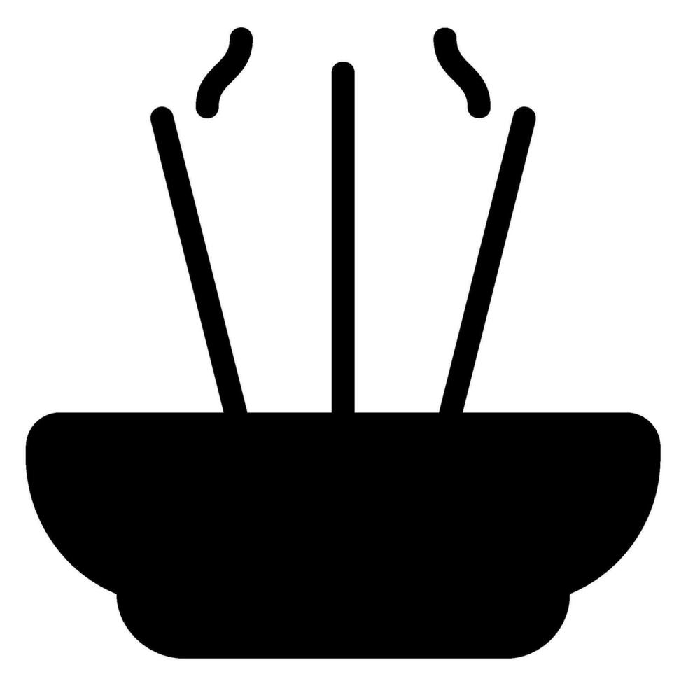 incense glyph icon vector