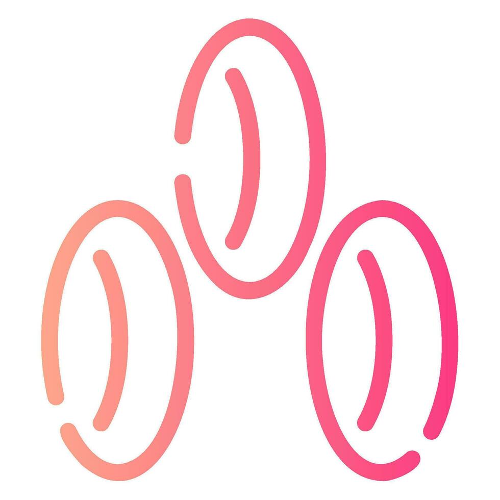 cells gradient icon vector