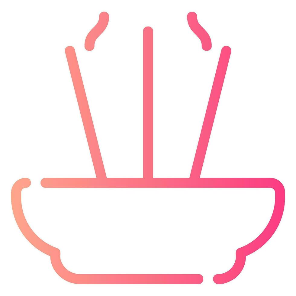 incense gradient icon vector