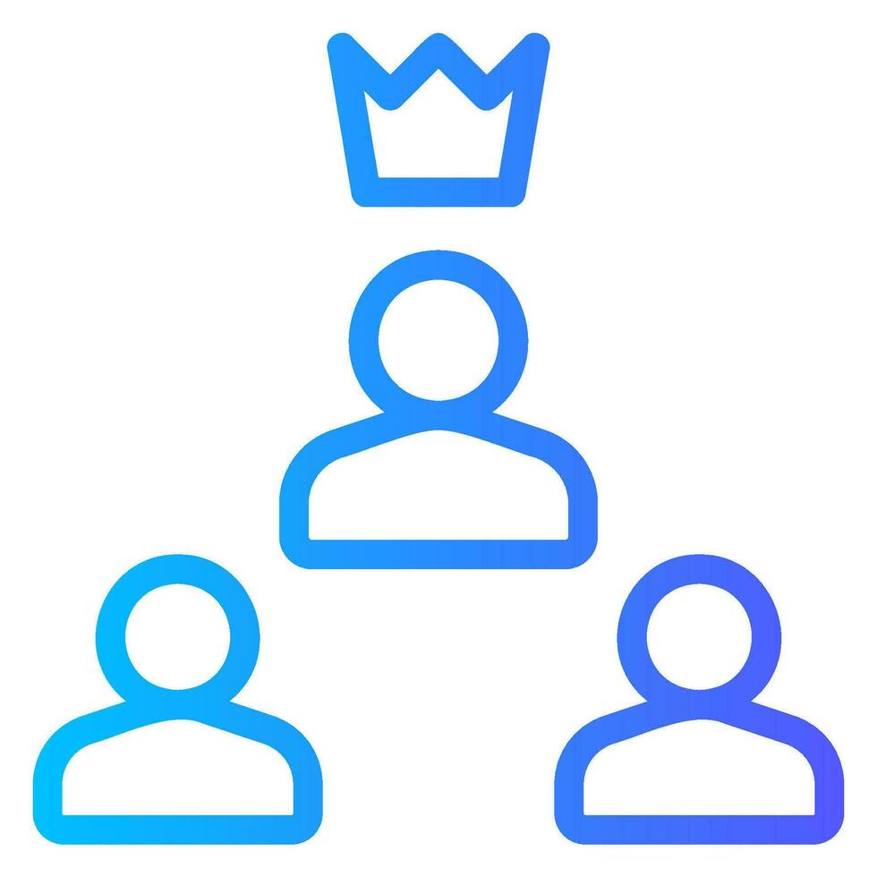 vip gradient icon vector