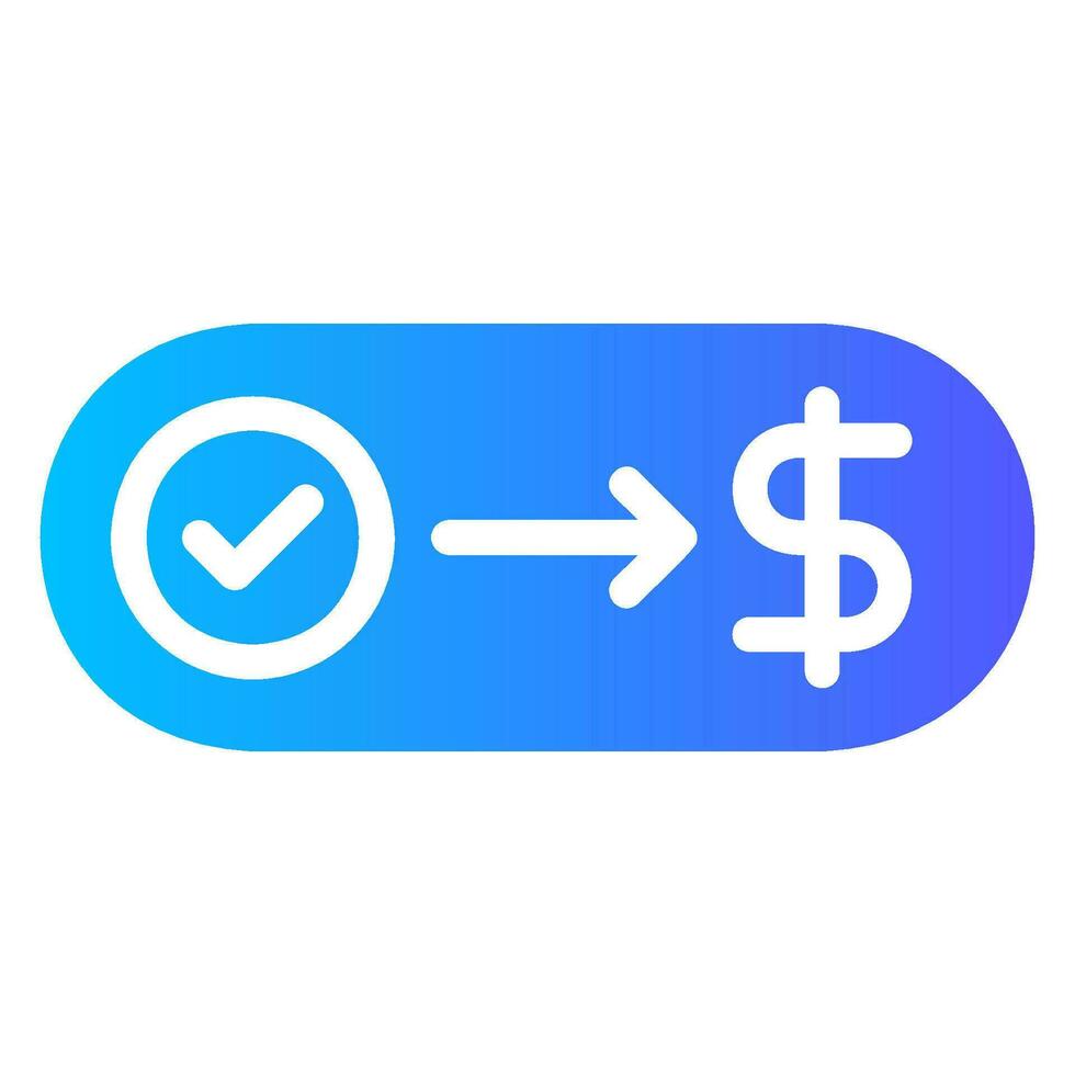 subscription gradient icon vector